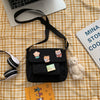 Kawaii Canvas Crossbody Bag for Girls – Japanese Style