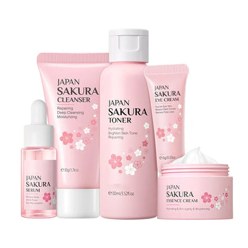 Sakura-Scented Facial Care Kit – Hydration and Softness with Every Application