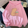 Capybara Bubble Tea Sweatshirt – Kawaii and Aesthetic Style
