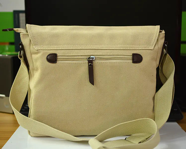 Kawaii Totoro Canvas Messenger Bag for Daily and School