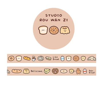 Washi Tape con Frutas y Personajes – Diseño Ilustrado para DIY y Journaling