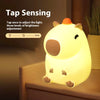 Kawaii Capybara Night Light – Soft Silicone and USB Rechargeable