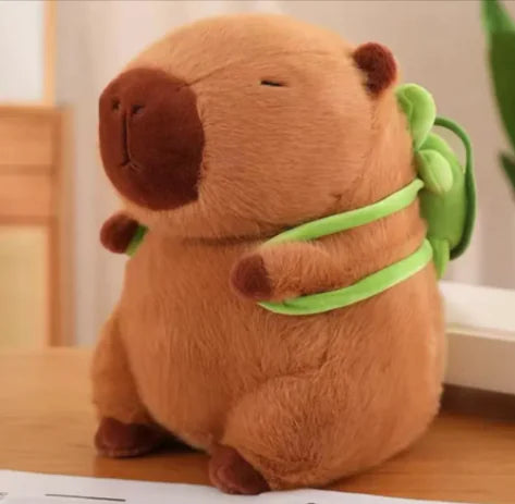 Strawberry Capybara Plush, Backpack Capybara, Moquito Capybara