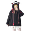 Kawaii Fox Embroidery Hoodie