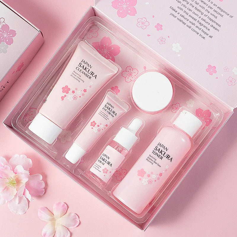 Sakura-Scented Facial Care Kit – Hydration and Softness with Every Application