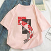 Women's Japanese Koi Fish Print T-Shirt