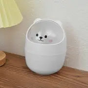 Kawaii Mini Trash Can – Pencil Holder and Desk Decor