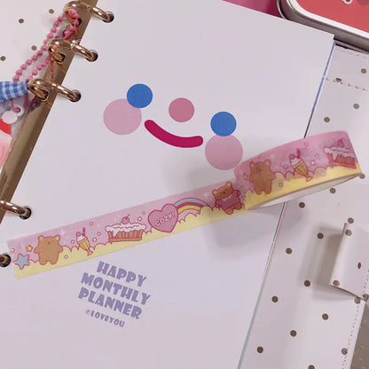 Cherry Girl Washi Tape - DIY Decorative Tape Set