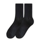 Women's Casual Mid-Calf Socks – Solid Color Japanese Style