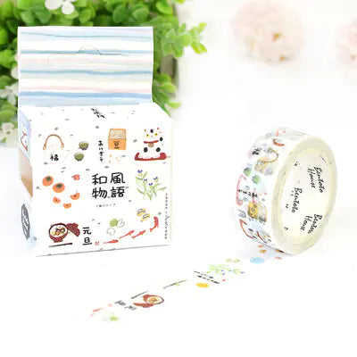 Japanese Washi Tape – Cherry Blossom Design for DIY Projects
