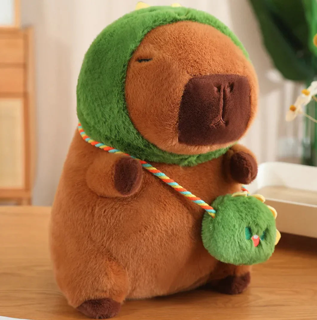 Capybara with Frog Hat, Rabbit, Dinosaur and more