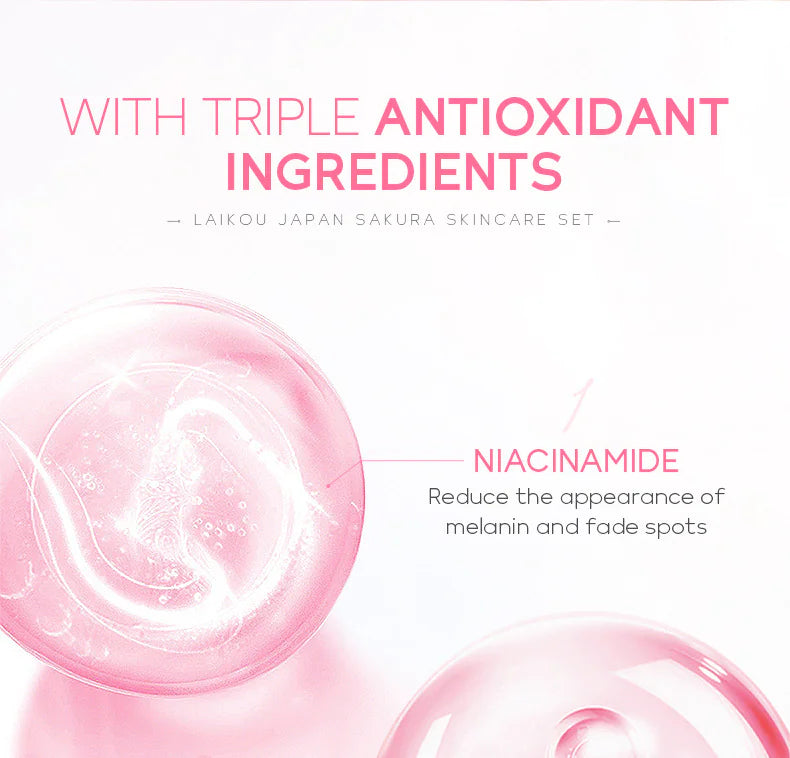 Sakura-Scented Facial Care Kit – Hydration and Softness with Every Application