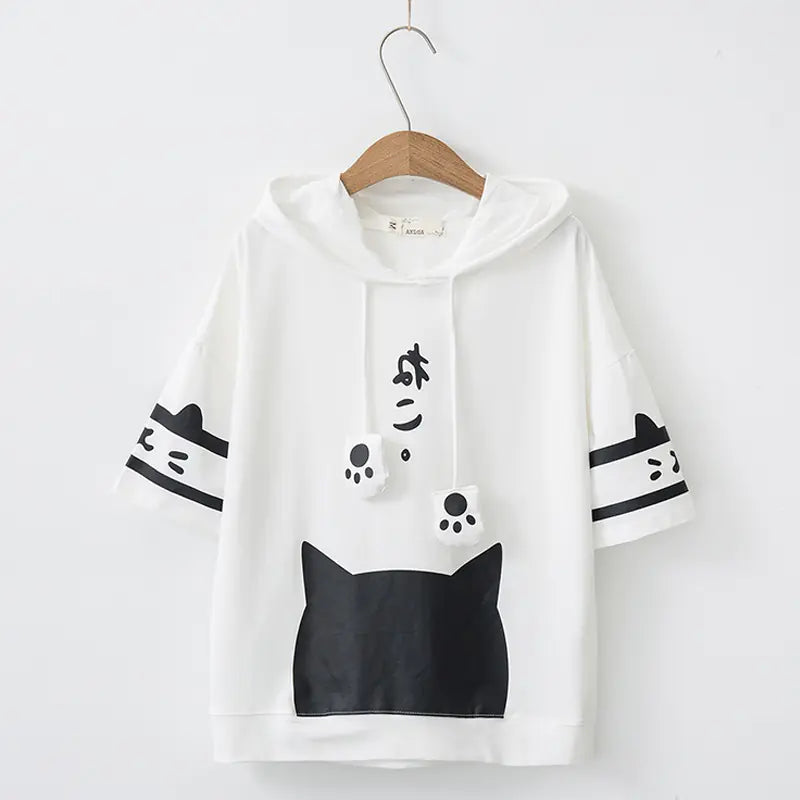 Harajuku Cat Ear Hoodie