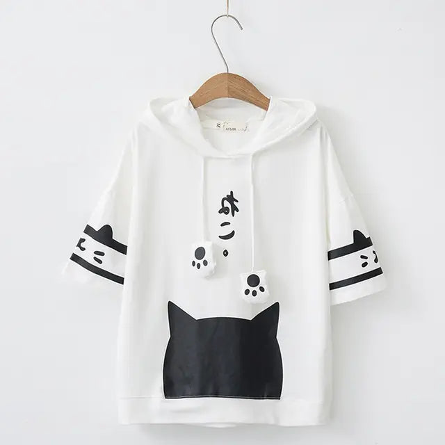 Harajuku Cat Ear Hoodie