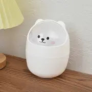 Kawaii Mini Trash Can – Pencil Holder and Desk Decor