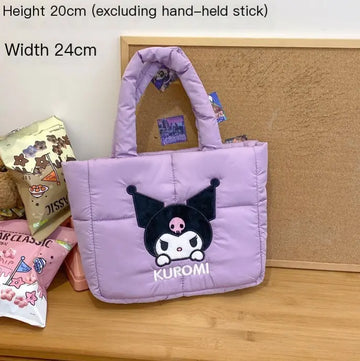 Kawaii Sanrio 2024 Bag – Kuromi &amp; Pacha Dog Puffy Style