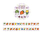 Washi Tape with Fruits and Characters – Illustrated Design for DIY and Journaling