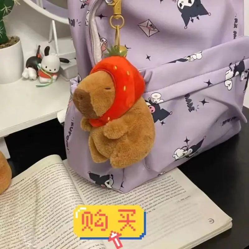 Capybara Plush Keychain – Kawaii and Perfect for a Bag or Gift 🎁