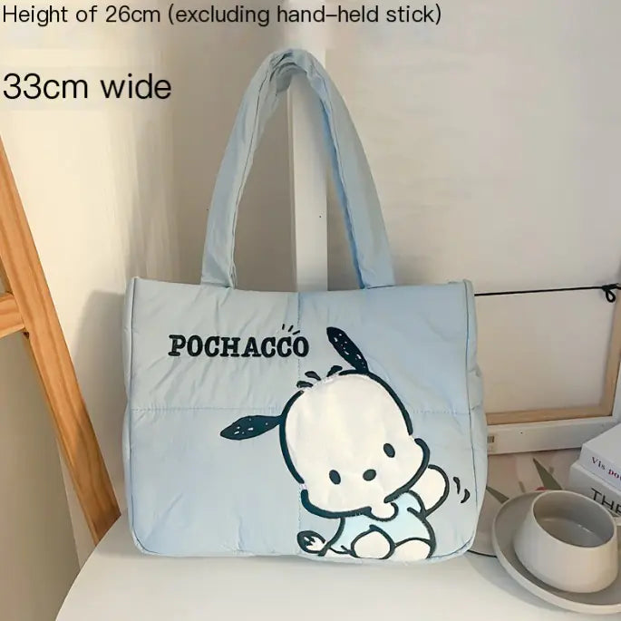 Kawaii Sanrio 2024 Bag – Kuromi &amp; Pacha Dog Puffy Style
