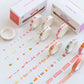 Japanese Washi Tape Set – 10 Rolls of 8mm for Scrapbooking and DIY