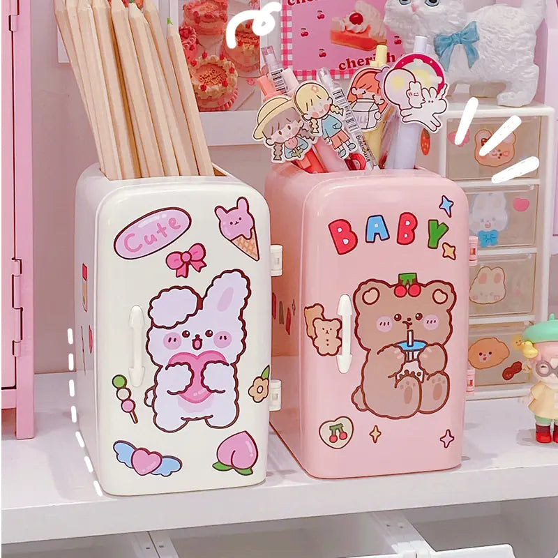 Kawaii Refrigerator Organizer – Pencil Holder and Desk Accessories