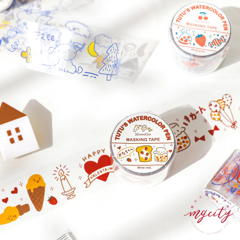 Japanese Pet Washi Tape – Kawaii Pets for Scrapbooking and DIY