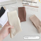 Women's Casual Mid-Calf Socks – Solid Color Japanese Style