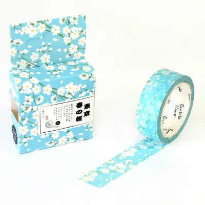 Japanese Washi Tape – Cherry Blossom Design for DIY Projects
