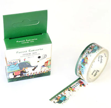 Japanese Style Washi Tape – Watercolor and Illustrated Designs