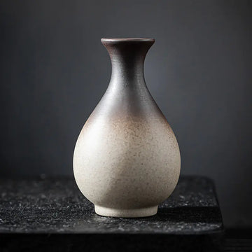 Mini Florero de Cerámica Japonesa – Estilo Zen para Decoración de Hogar 🏠🌿
