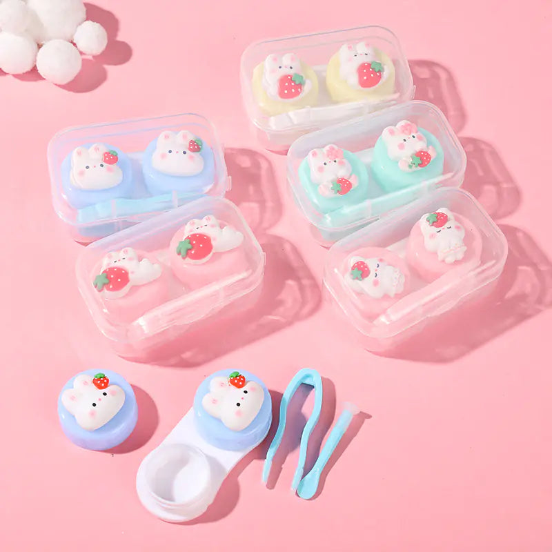 Kawaii 3D Contact Lens Case – Illustrated and Compact Designs