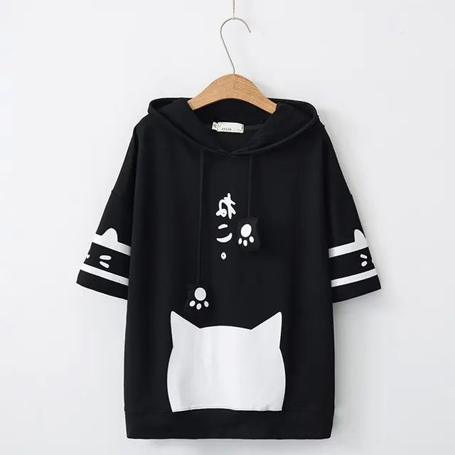 Harajuku Cat Ear Hoodie