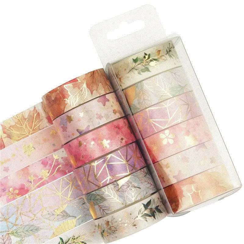 Japanese Washi Tape – Flower Bronzing for Journals and DIY Decoration