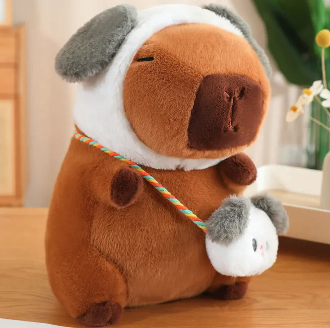 Capybara with Frog Hat, Rabbit, Dinosaur and more