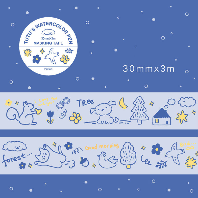 Japanese Pet Washi Tape – Kawaii Pets for Scrapbooking and DIY
