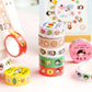 Washi Tape with Fruits and Characters – Illustrated Design for DIY and Journaling