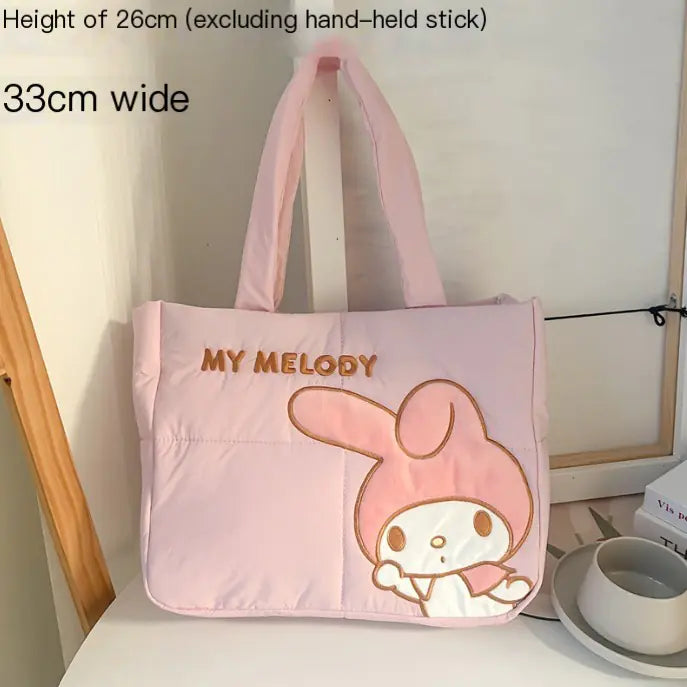 Kawaii Sanrio 2024 Bag – Kuromi &amp; Pacha Dog Puffy Style