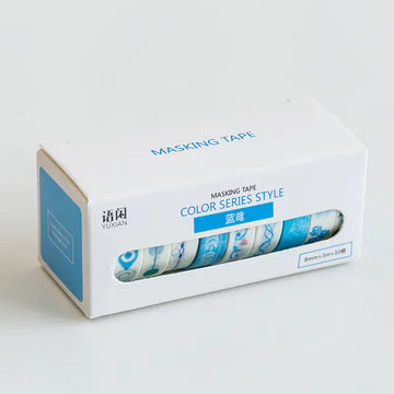 Japanese Washi Tape Set – 10 Rolls of 8mm for Scrapbooking and DIY