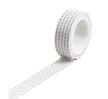 Minimalist Black and White Washi Tape – Japanese Style for DIY