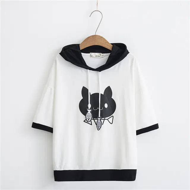 Harajuku Cat Ear Hoodie