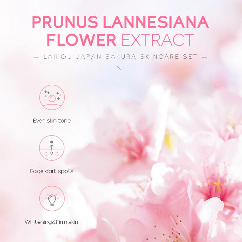 Sakura-Scented Facial Care Kit – Hydration and Softness with Every Application