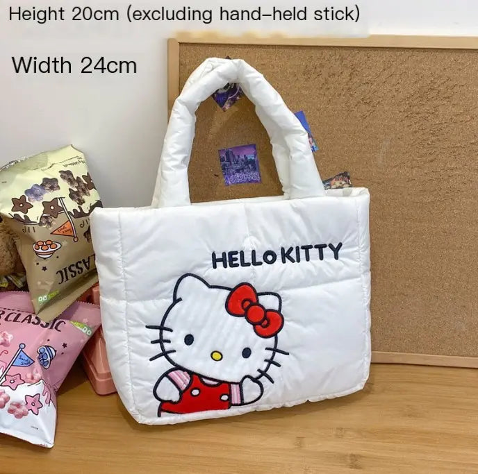 Kawaii Sanrio 2024 Bag – Kuromi &amp; Pacha Dog Puffy Style