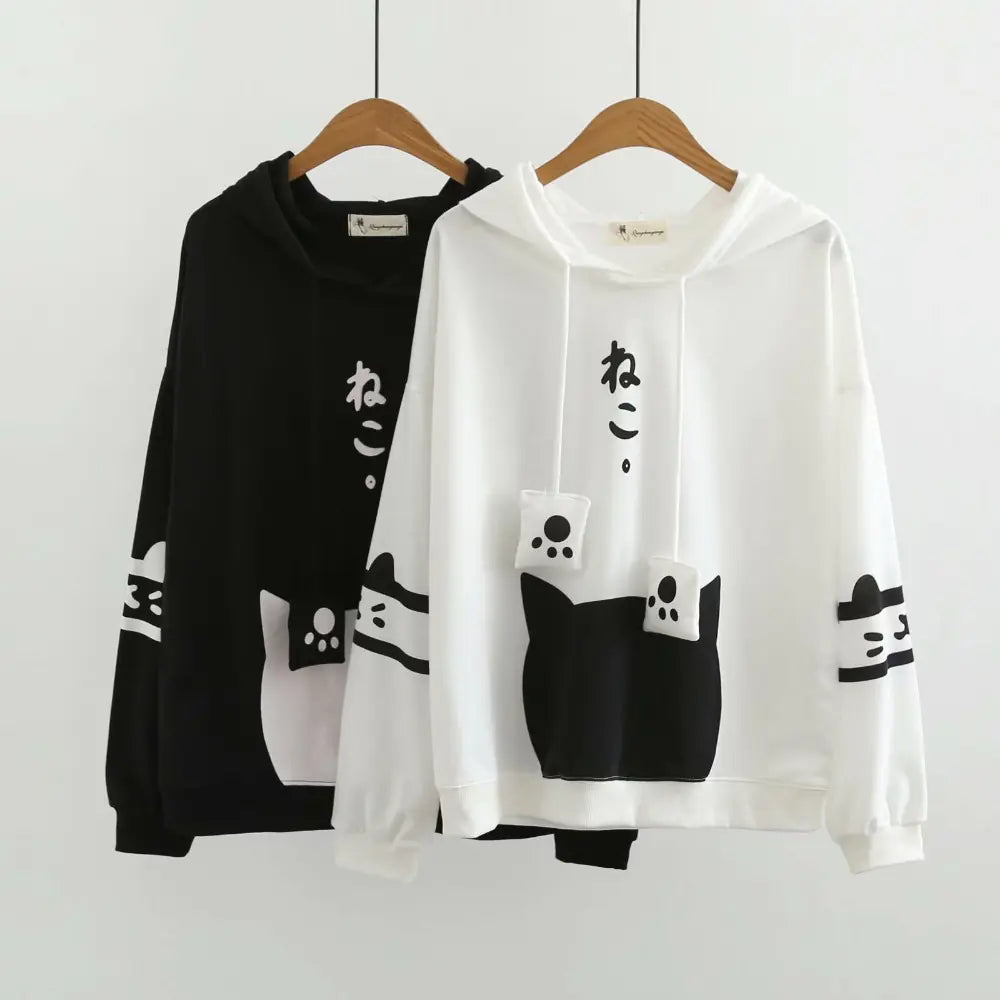 Harajuku Cat Ear Hoodie