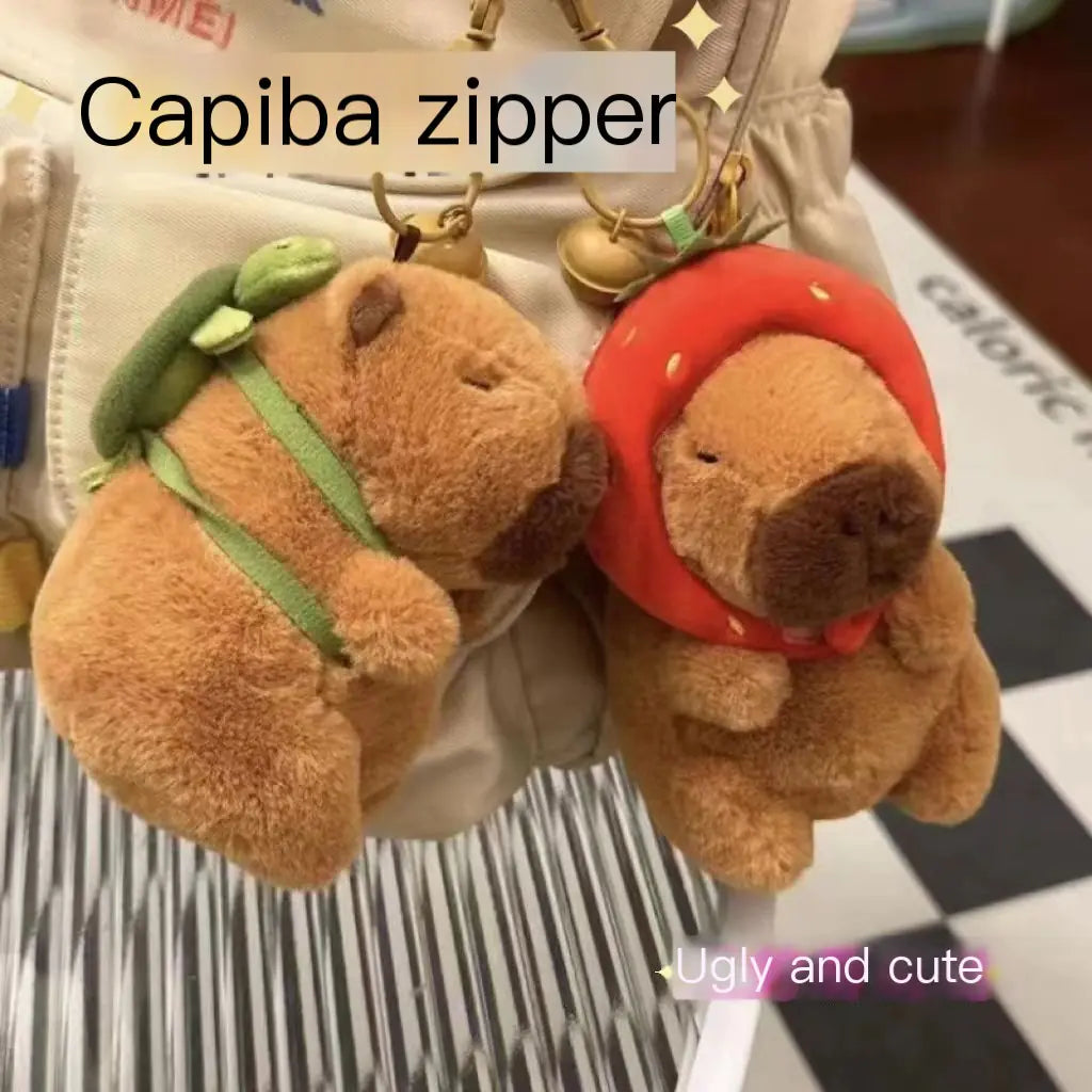 Capybara Plush Keychain – Kawaii and Perfect for a Bag or Gift 🎁