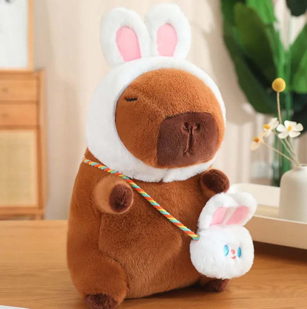 Capybara with Frog Hat, Rabbit, Dinosaur and more