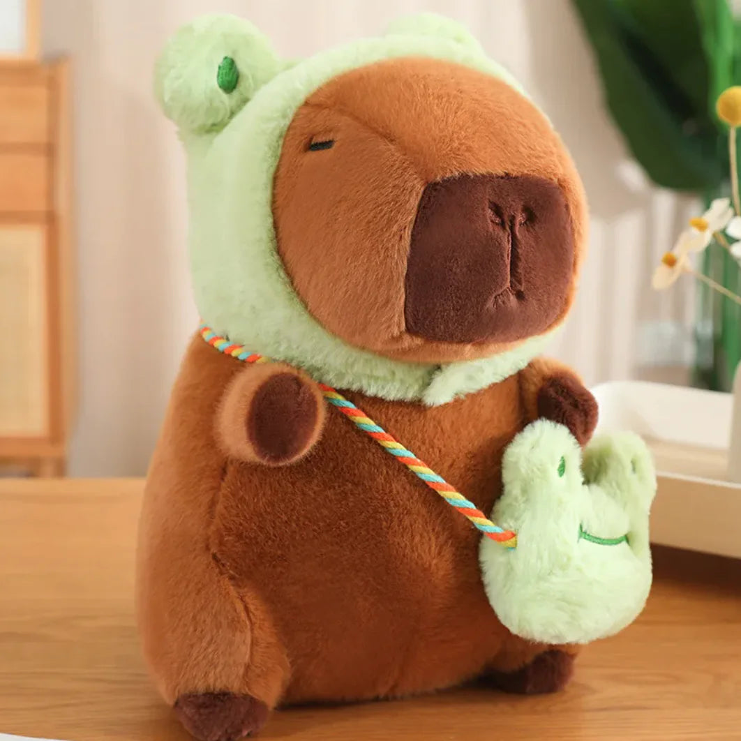 Capybara with Frog Hat, Rabbit, Dinosaur and more